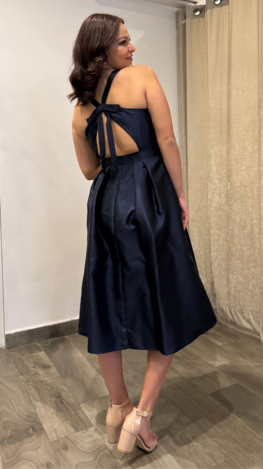 Navy Midi Dress