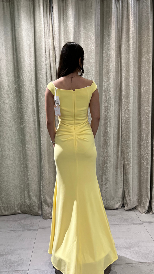 Strapless Lemon Dress