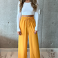 Mustard Woven Pants