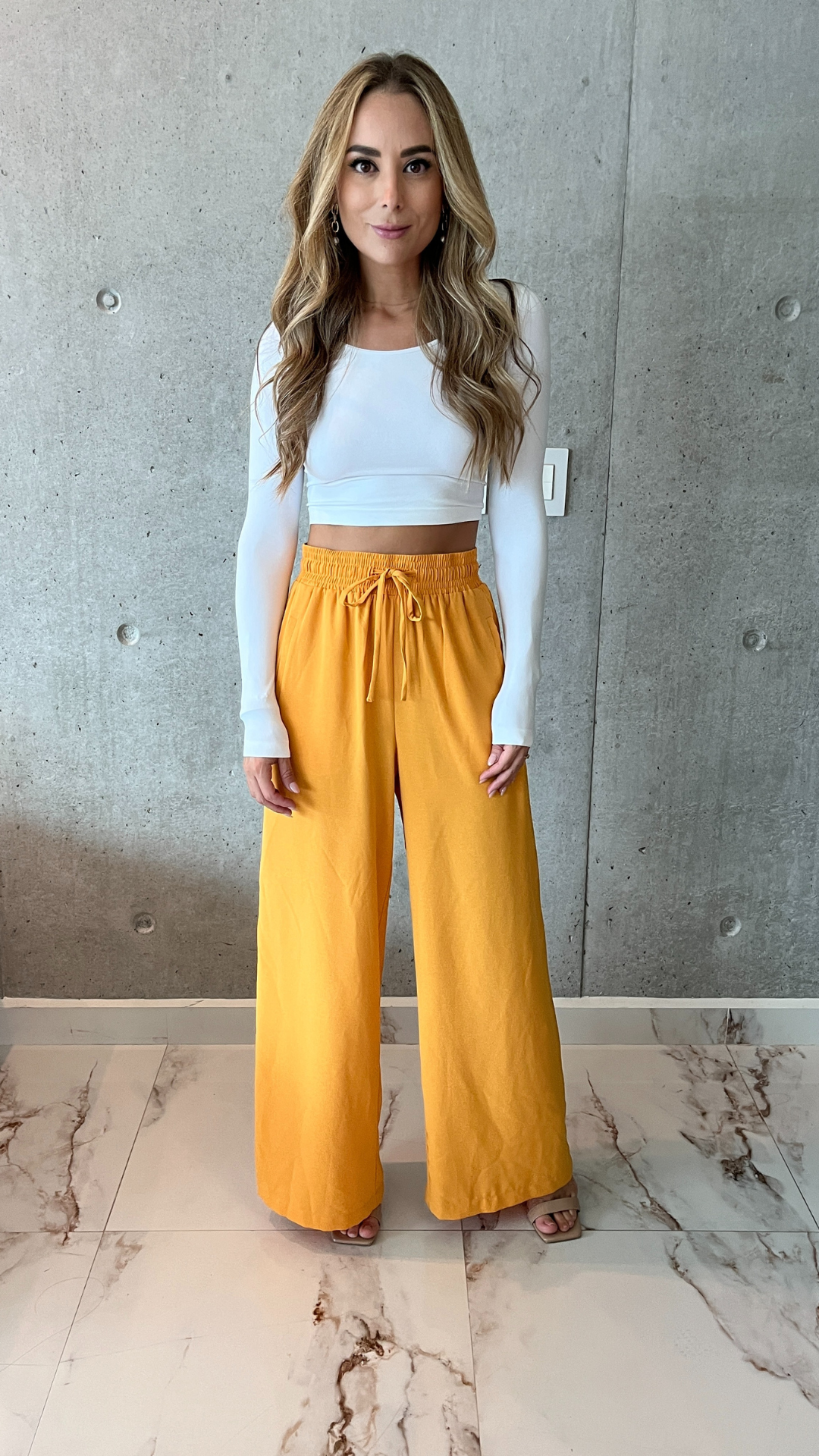 Mustard Woven Pants