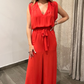 Coral Drape Dres