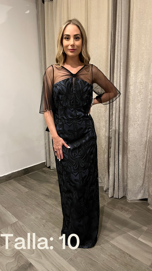 Ellen Black Long Dress