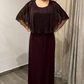 Lily Wine Long Dress