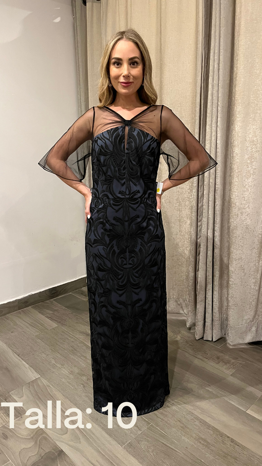 Ellen Black Long Dress