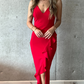 Abigail Red Long Dress