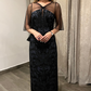 Ellen Black Long Dress