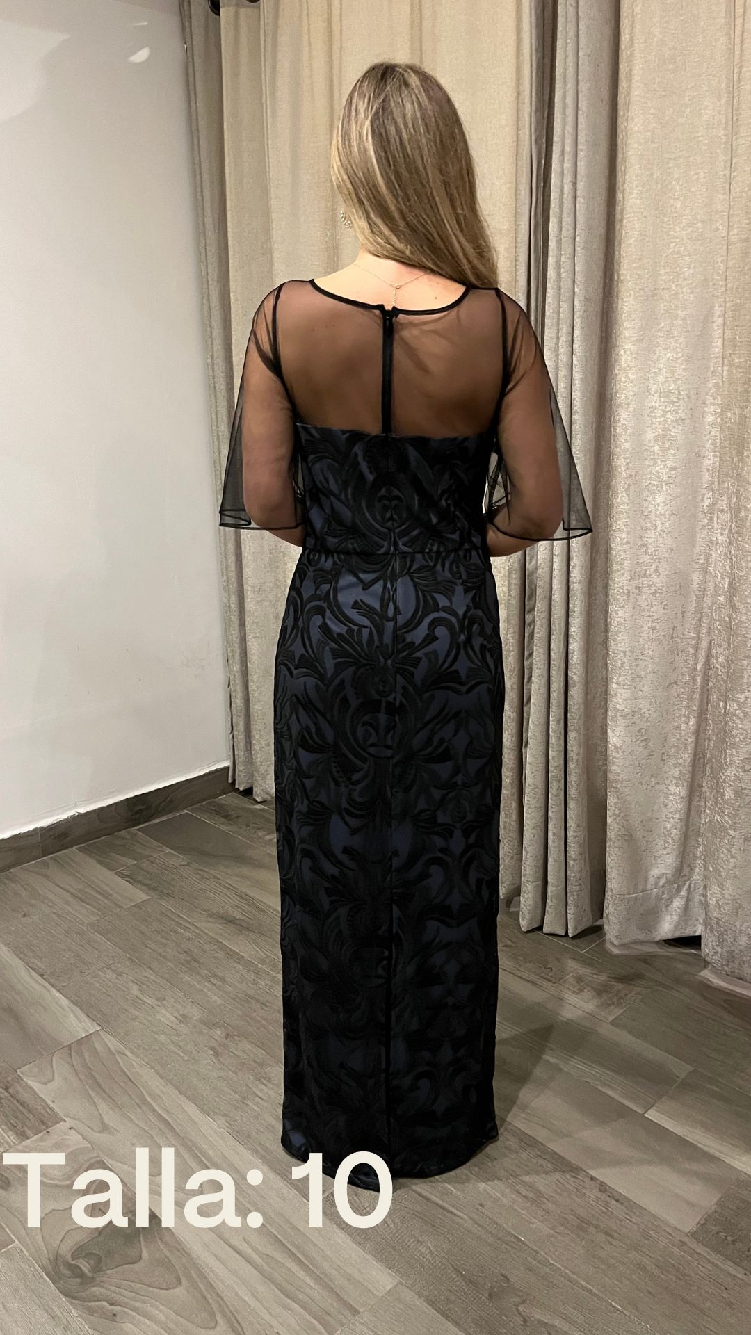 Ellen Black Long Dress