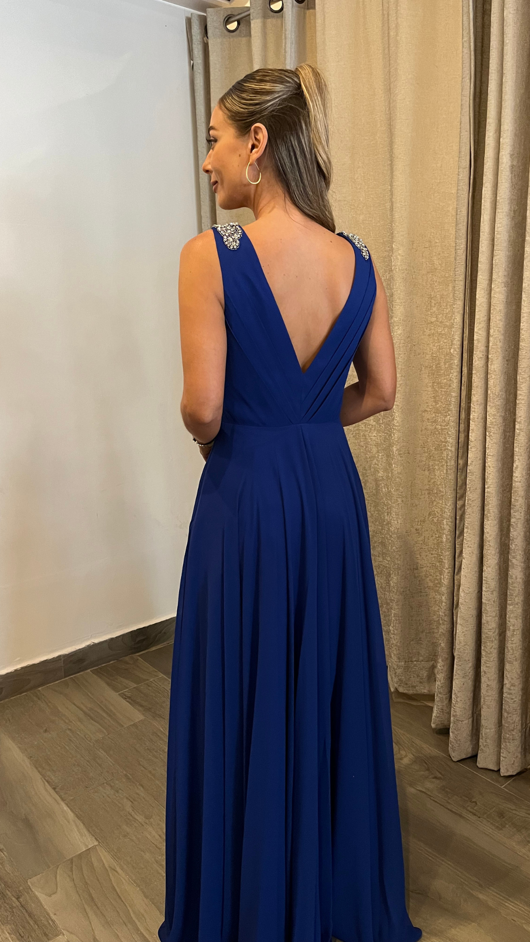 Eirene Royal Blue Dress