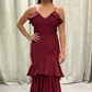 Burgundy Dress