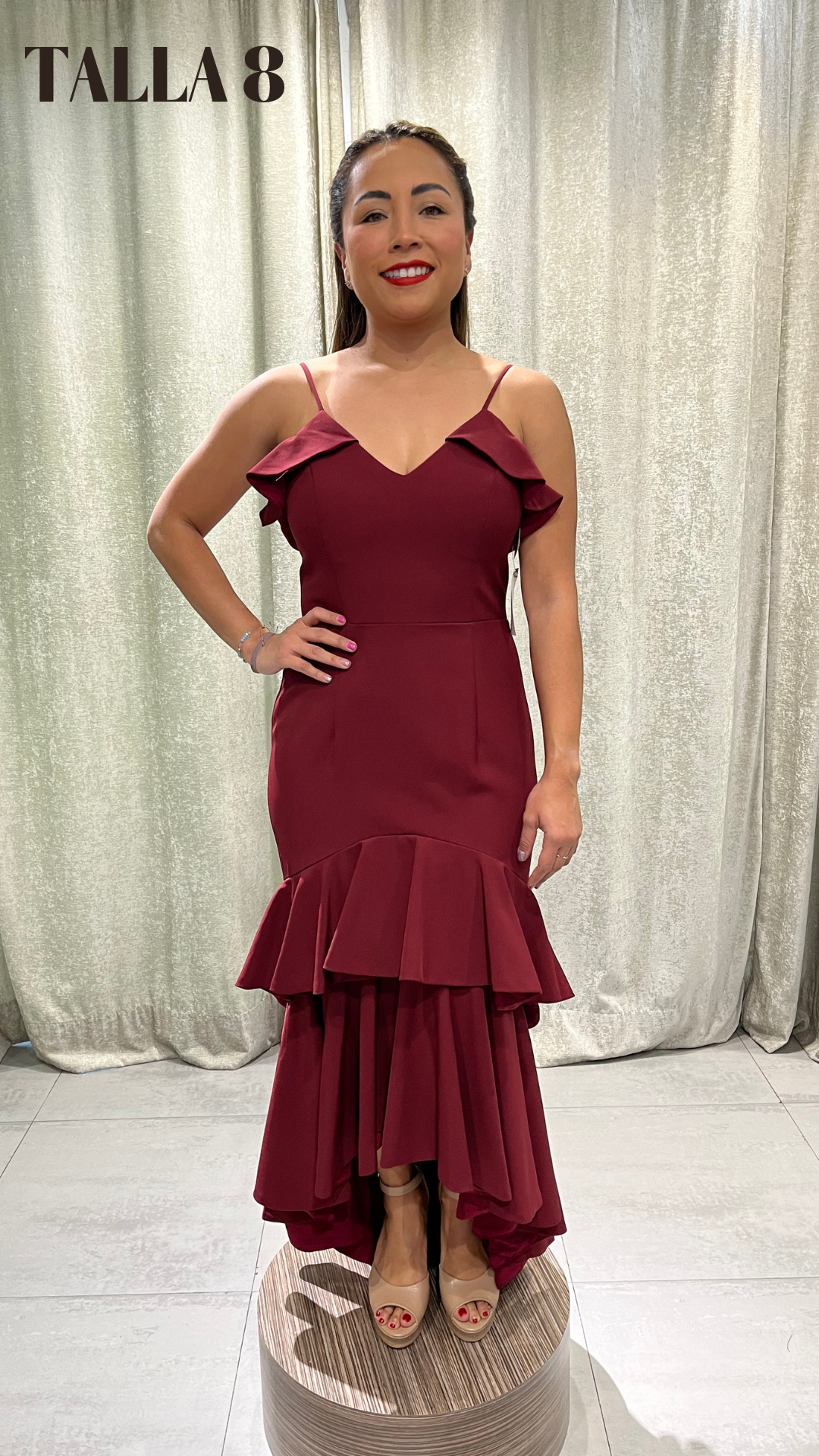 Burgundy Dress