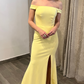 Strapless Lemon Dress