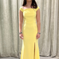 Strapless Lemon Dress