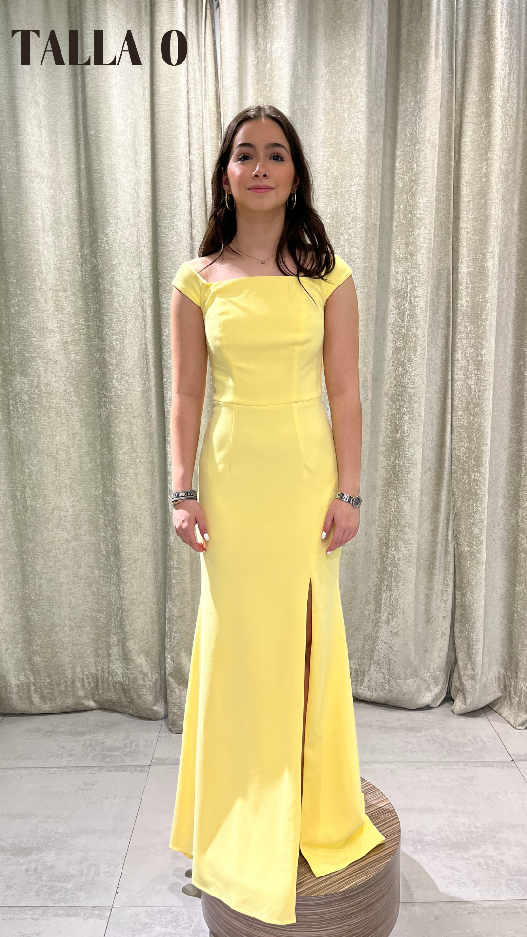 Strapless Lemon Dress