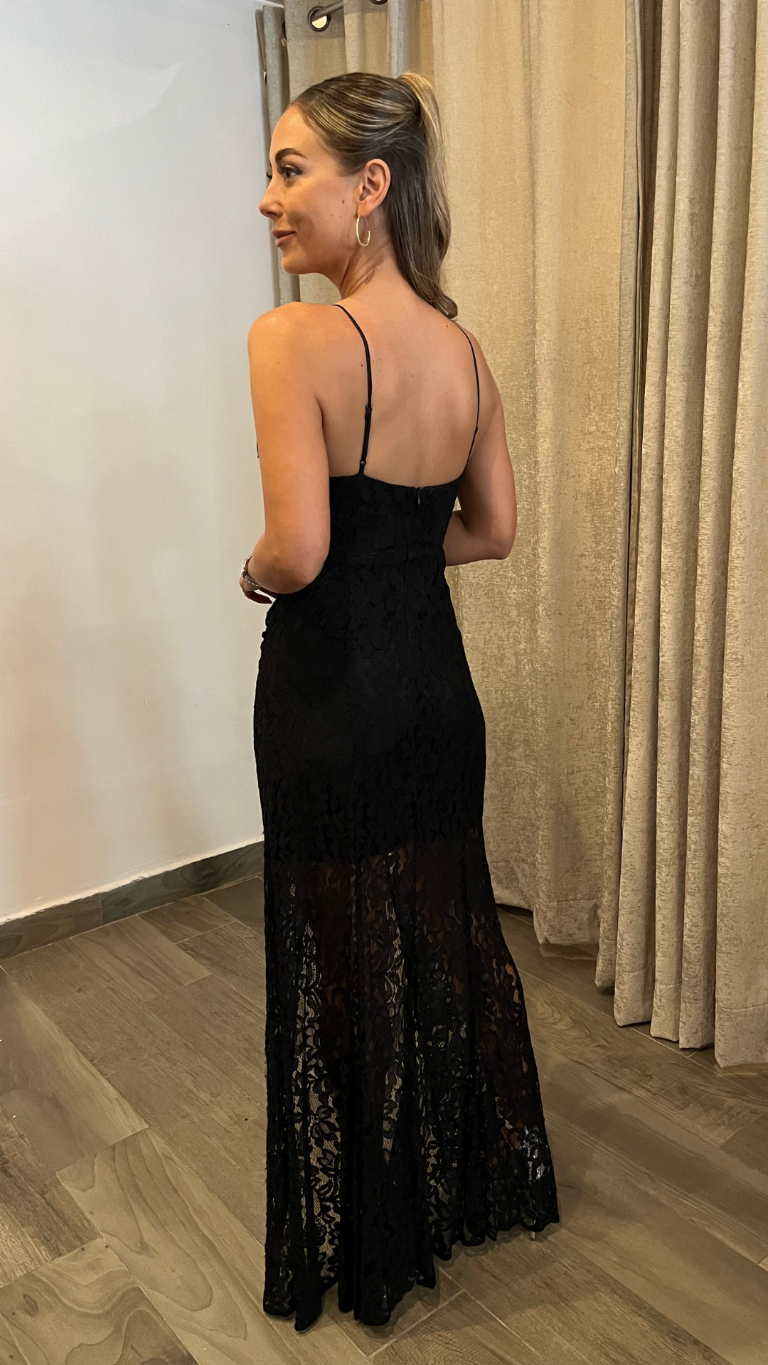 Lace Black Dress