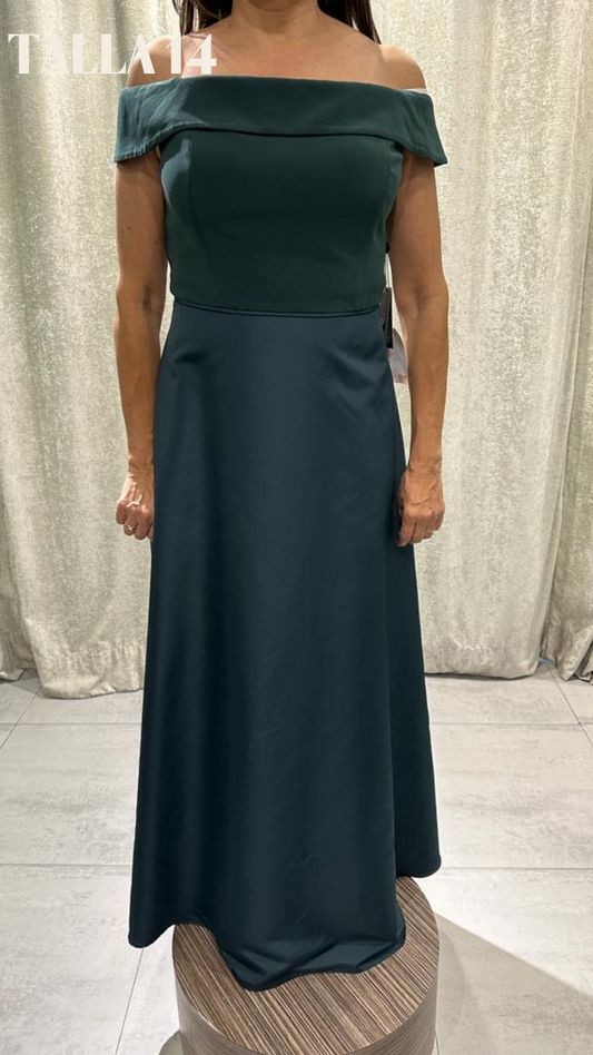 Emerald Strapless Dress