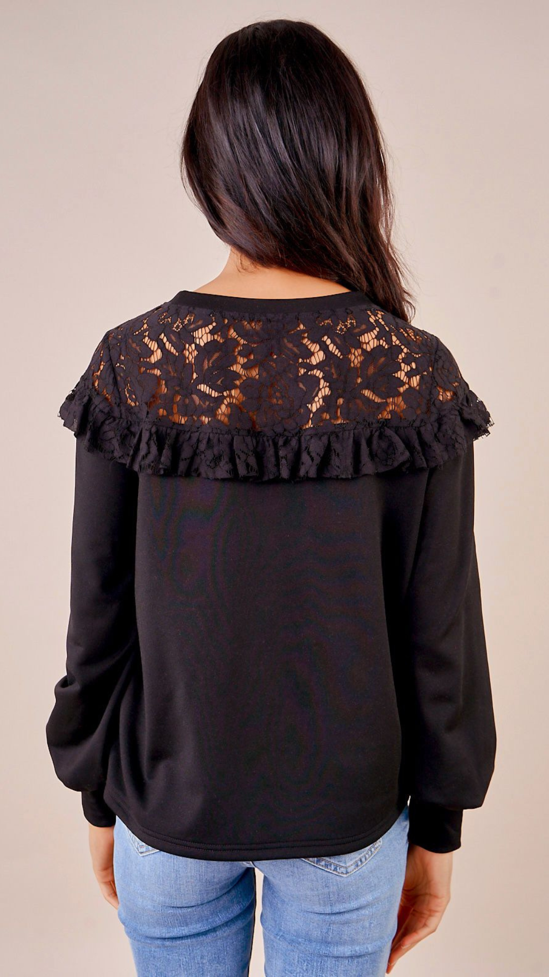 Lace Sweatshirt