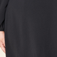 Ruffle Plus Black Dress