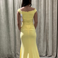 Strapless Lemon Dress