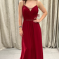 Burgundy Embellished Dress